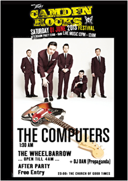 Computers Camden Rocks Festival Aftershow