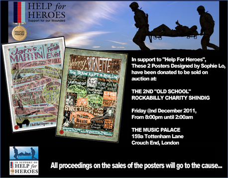 Help For Heroes Rocking for Heroes Sophie Lo Posters