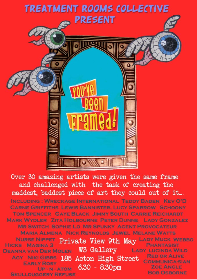 Treatment Room Collective Upcycled Frame Group Exhibition with Sophie Lo