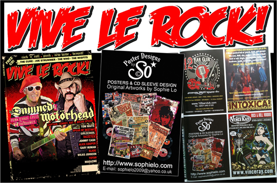 Sophie Lo Design In Vive Le Rock Magazine November 2011